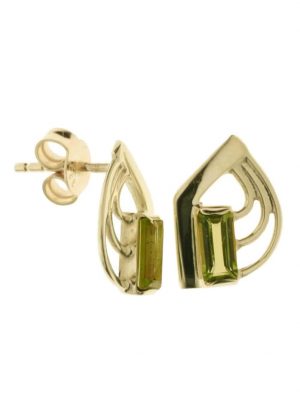 Ohrstecker - Mindy - Gold 333/000 - Peridot OSTSEE-SCHMUCK Gold