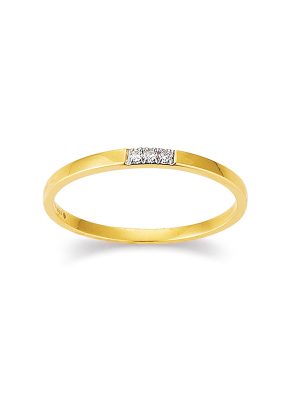 Palido Ring - 57 585 Gold, Diamant gold