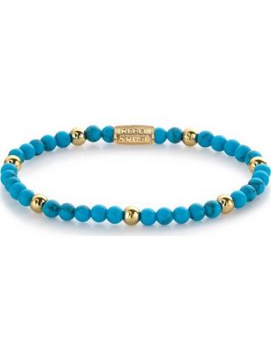 Rebel & Rose Edelstahlarmband "Rebel & Rose Unisex-Armband Edelstahl Hämatit", Modern