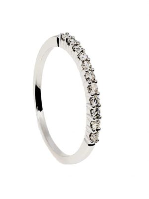 Ring 585/- Gold Brillant weiß Brillant Glänzend 0,25ct. Diamonds by Ellen K. Weiß