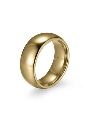 Ring Edelstahl Glänzend ZEEme Gelb