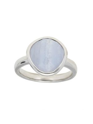 Ring mit Halbedelstein, Silber 925 Smart Jewel Blau