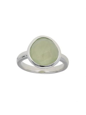 Ring mit Halbedelstein, Silber 925 Smart Jewel Grün