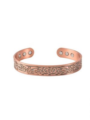 SHMSHNG Armband "Magnetisches Kupfer-Armband für Männer und Frauen, Arthritis-Armband zur Schmerzlinderung, Baum des Lebens, Armreif aus reinem Kupfer, Armreif mit 6 Magneten, verstellbare Größe" (1-tlg), Verbessert die Durchblutung, Energie, Balance und Schlaf. Natürliche Heilungsschmerzen für Karpaltunnelsyndrom, Arm, Handgelenk und andere Sportgelenke.