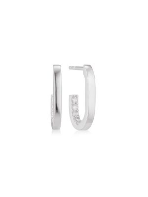 SIF Jakobs Ohrringe - CAPIZZI PICCOLO - SJ-E42210-CZ 925 Silber silber