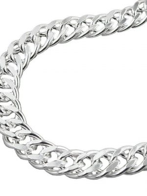 Schmuck Krone Silberarmband "6mm Armband Armkette aus 925 Echt Silber Doppelpanzer 19cm Unisex"