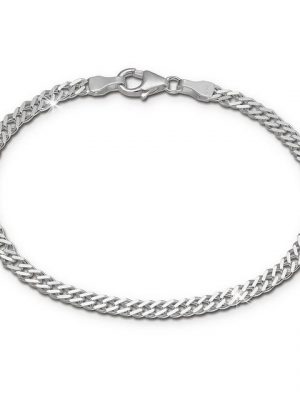 SilberDream Silberarmband "SDA2368J SilberDream Armschmuck 18,5cm Armband" (Armband), Damen, Herren Armband ca. 18,5cm, 925 Sterling Silber, Farbe: silber