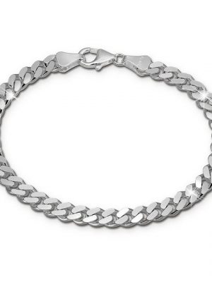 SilberDream Silberarmband "SDA2419J SilberDream Armschmuck 19cm silber" (Armband), Damen, Herren Armband ca. 19cm, 925 Sterling Silber, Farbe: silber