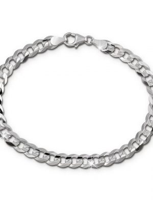 SilberDream Silberarmband "SDA2499J SilberDream Armschmuck 19cm silber" (Armband), Damen, Herren Armband ca. 19cm, 925 Sterling Silber, Farbe: silber