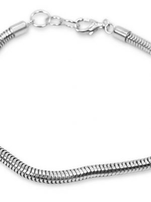 Sprezzi Fashion Silberarmband "Herren Silber Snake Armband 925er Sterling Silber feine Glieder größenverstellbar handgefertigt massive Männer Silberkette mit Geschenkbox" (inkl. Schmucketui geliefert), robust, verstellbar