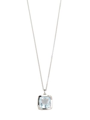 Stardiamant Halskette - D3287W 585 Gold, Diamant silber