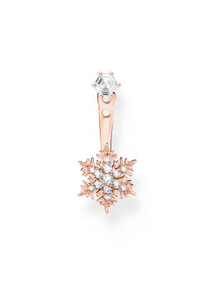 Thomas Sabo Ohrstecker - Einzel - H2255-416-14 925 Silber vergoldet, Zirkonia rosegold