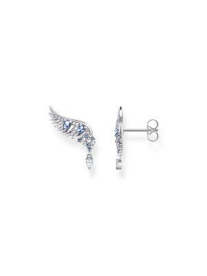 Thomas Sabo Ohrstecker - Phönix Flügel - H2247-644-1 925 Silber vergoldet, Zirkonia silber