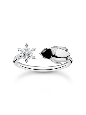 Thomas Sabo Ring - 54 925 Silber, Emaille silber