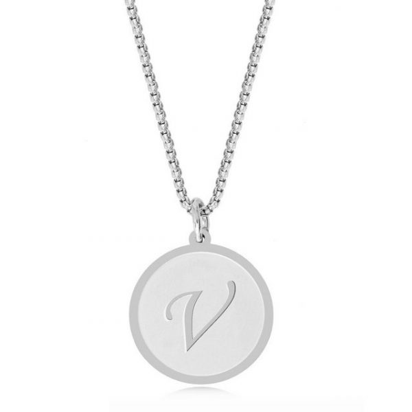 Timando Kette mit Anhänger "Buchstabe V"