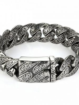 Tribal Spirit Steel Armband "Herren Panzerarmband Tribal"