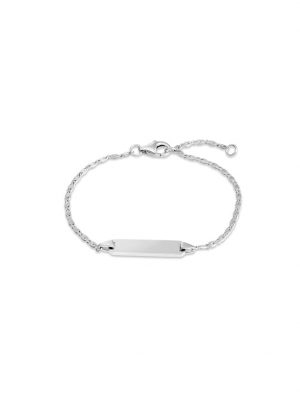 Unisex-I.D.-Armband 925er Silber FAVS. Silber