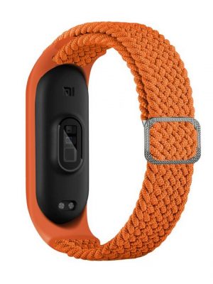 cofi1453 Armband "Strap Stoff Ersatzarmband kompatibel mit Xiaomi Mi Band 6 / 5 / 4 / 3 geflochtenes Stoffarmband"