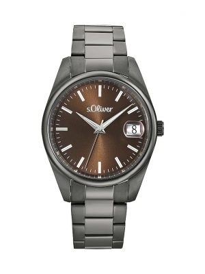 s.Oliver Herrenuhr 2033529 Edelstahl