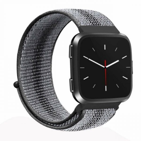 sundiguer Smartwatch-Armband "Für Fitbit Versa 3/Fitbit Sense Armband Nylon Loop Klettverschluss Sportband,Sport Atmungsaktive Nylon Uhrenarmbänder Kompatibel mit Fitbit Versa3 Armband Nylon Sport Loop Ersatzarmband für Damen Herren", Für Fitbit Versa 3/Fitbit Sense Armband Nylon Loop Klettverschluss Sportband