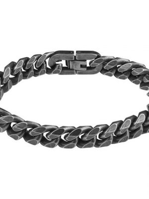 zggzerg Edelstahlarmband Set "Herren Edelstahl Armband Panzerkette für Männer/Jungen Glieder Gliederarmband Armreif Hip Hop Rapper Modeschmuck 10 mm breit / 21 cm lang"