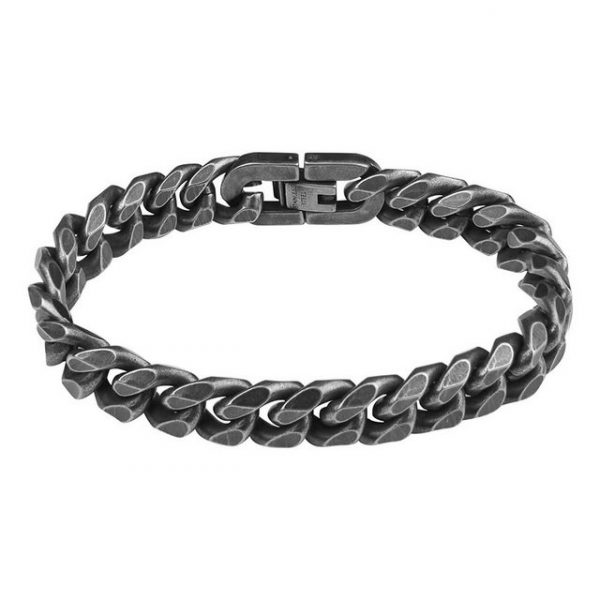 zggzerg Edelstahlarmband Set "Herren Edelstahl Armband Panzerkette für Männer/Jungen Glieder Gliederarmband Armreif Hip Hop Rapper Modeschmuck 10 mm breit / 21 cm lang"