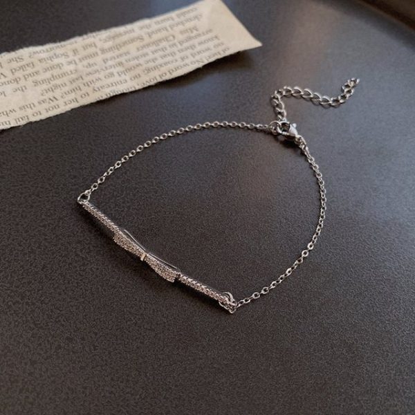 360Home Charm-Armband "Korea Vintage Perlenarmband S126 Silber Zirkonia Armbänder"