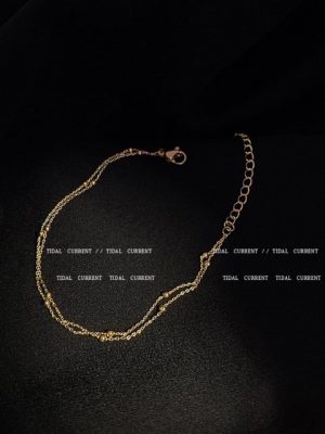 360Home Charm-Armband "Koreanisches Gold Vintage Perlenarmband Charm armband"