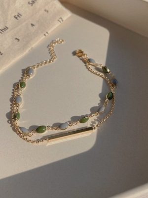 360Home Charm-Armband "Koreanisches Vintage armband Charmarmbänder Perlenarmbänder Ketten"