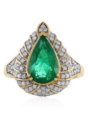 AAA-Sambia-Smaragd-Goldring (D'vyere)