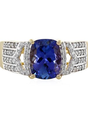 AAA-Tansanit-Goldring (AMAYANI)