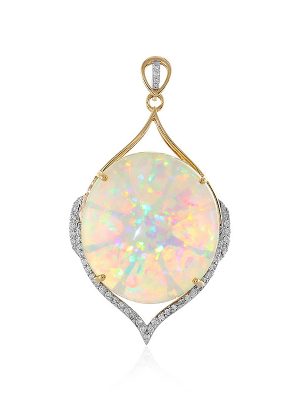 AAA-Welo-Opal-Goldanhänger (AMAYANI)