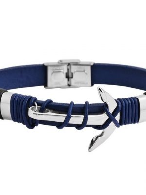 Adelia's Edelstahlarmband "Armband Anker aus Edelstahl 23 cm"