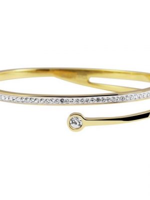 Adelia's Edelstahlarmband "Armband aus Edelstahl mit Similisteine"