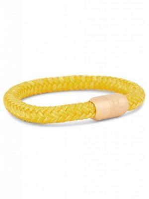 Akitsune Armband "Portus Segeltau-Armband Gold-Gelb 23cm"
