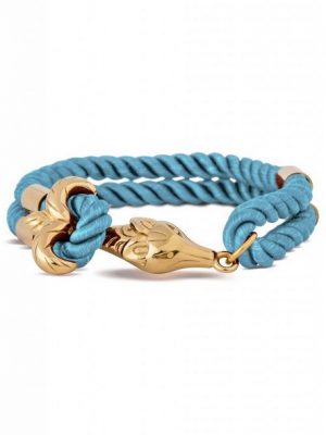 Akitsune Armband "Vulpes Armband Gold - Eisblau 21,50cm"