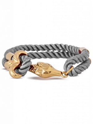 Akitsune Armband "Vulpes Armband Gold - Grau 18,50cm"
