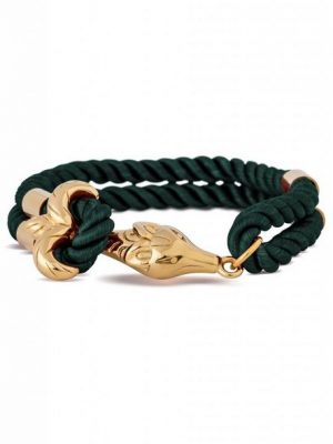 Akitsune Armband "Vulpes Armband Gold - Grün 21,50cm"