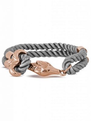 Akitsune Armband "Vulpes Armband Rosegold - Grau 21,50cm"