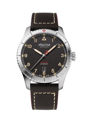 Alpina Herrenuhr Pilot Automatic AL-525BBG4S26