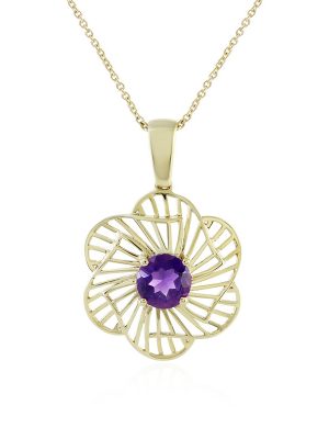 Amethyst-Goldhalskette (Ornaments by de Melo)