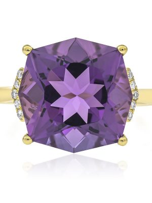 Amethyst-Goldring