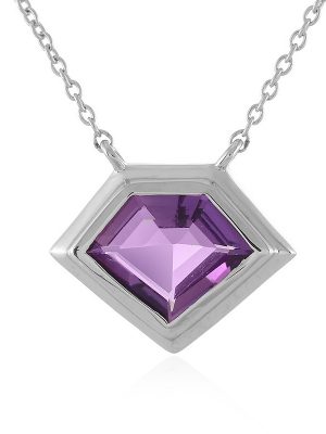 Amethyst-Silbercollier