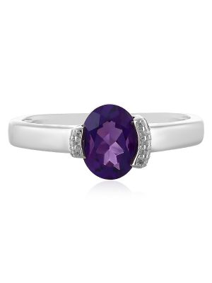 Amethyst-Silberring