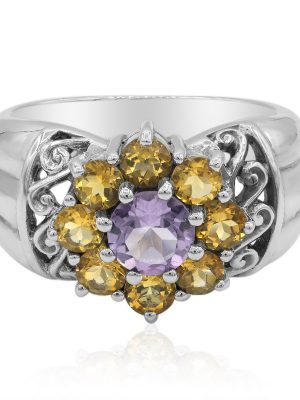 Amethyst-Silberring