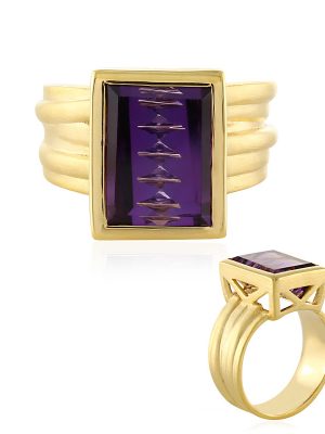 Amethyst-Silberring