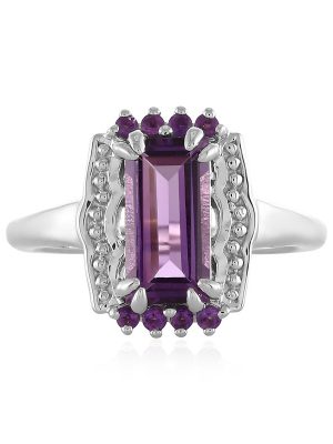 Amethyst-Silberring