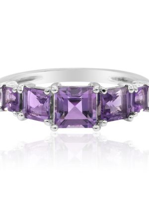 Amethyst-Silberring