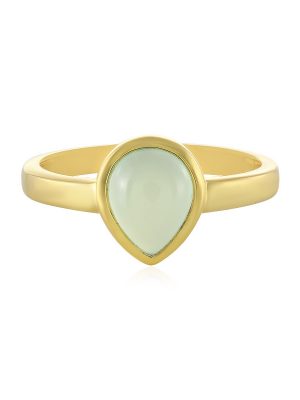 Aqua-Chalzedon-Silberring