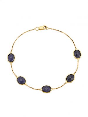 Armband mit Iolith Gelbgold